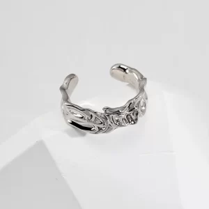 Modern Fashion S925 Silver Irregular Ring