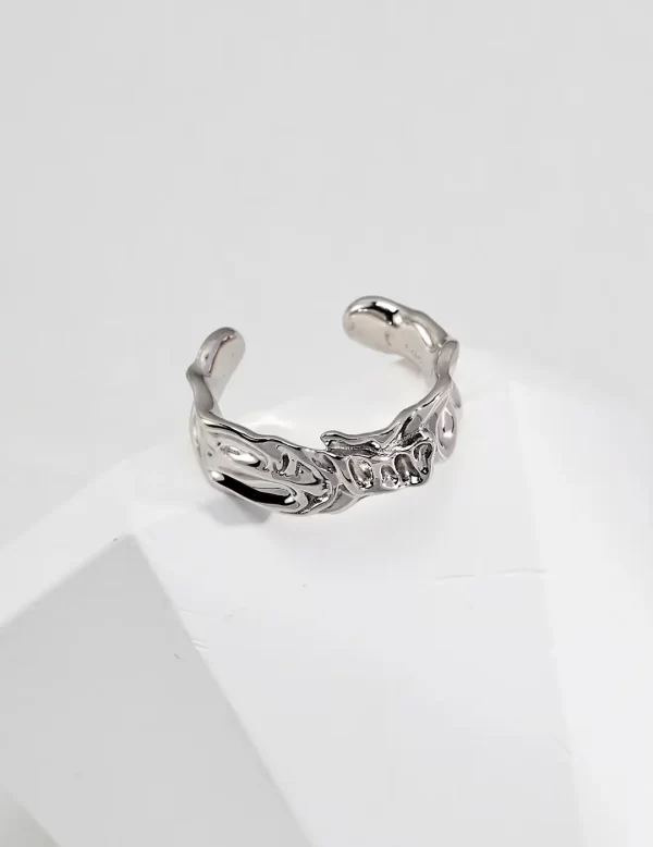 Modern Fashion S925 Silver Irregular Ring